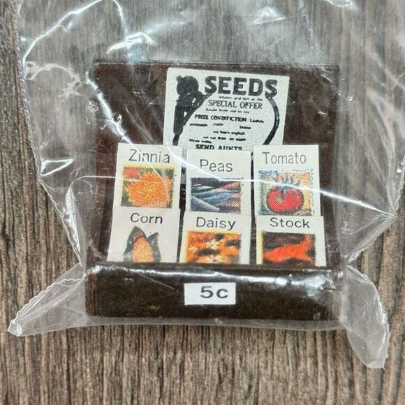 NEW Vintage Dollhouse Seeds Mini Seed Starter Kit with Pots Variety Pack - Picture 2 of 6
